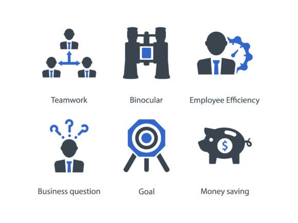 Business Management Icon Set 13: Graphics & Icons for Local Branding