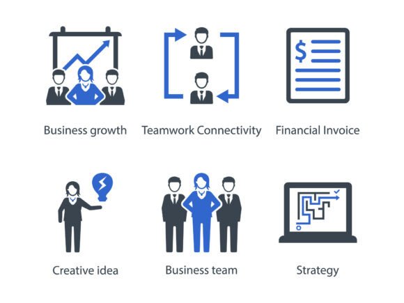 Business Management Icon Set 17: Graphics & Icons for Digital Sellers