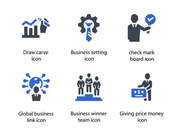 Business People Icon Set 3: Graphics and Icons for Professional Design