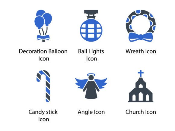 Christmas Icon Set 3: Graphics and Icons for Holiday Design