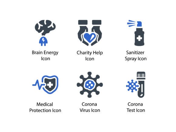 Corona Virus Icon Set 4: Graphics & Icons for Local Business