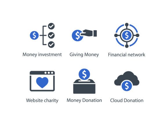 Crowd Funding Icon Set 4