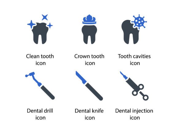 Dental Care Icon Set 7 Graphics and Icons