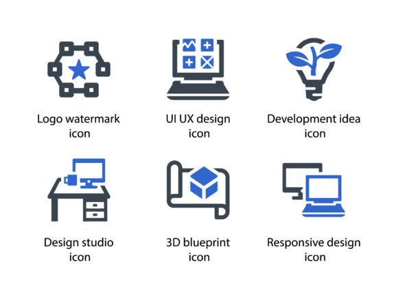 Design Creativity Icon Set 1: Graphics and Icons for Crafters