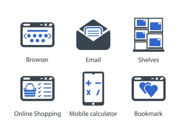 E Commerce Shopping Icon Set 15: Graphics & Icons for Modern Branding