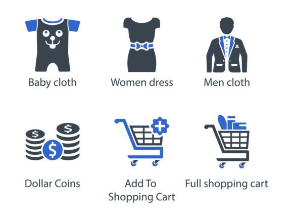 E Commerce Shopping Icon Set 4: Graphics and Icons for Modern Design