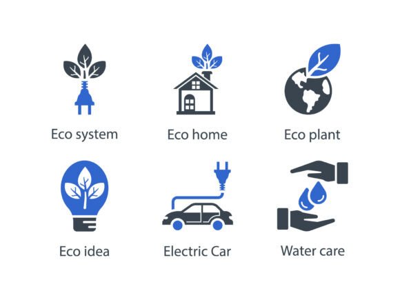 Ecology Icon Set 2: Graphics & Icons for Digital Sellers