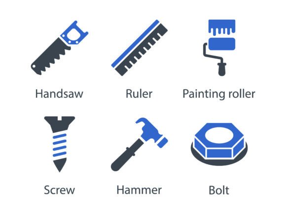Essential Tools Icon Set 1: Graphics and Icons for Real Projects