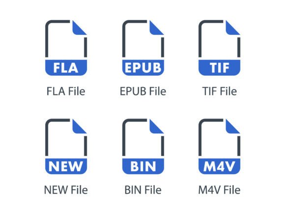 File Formats Icon Set 2: Graphics and Icons for Modern Design