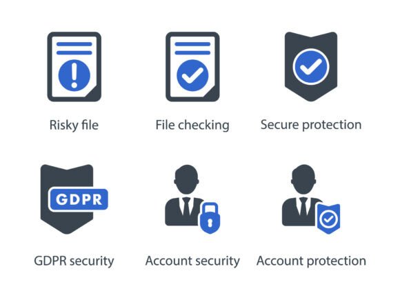 GDPR Icon Set 1: Graphics & Icons for Local Business