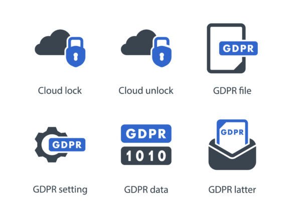 GDPR Icon Set 4: Graphics and Icons for Modern Branding