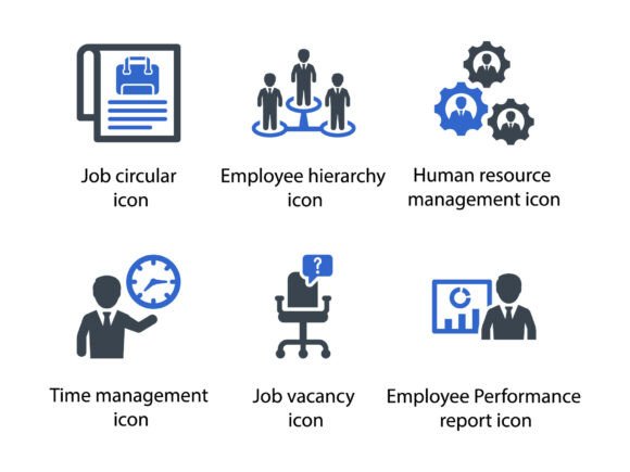 Human Resource Management Icon Set 5: Graphics and Icons