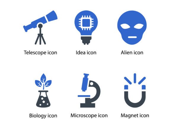 Lab Science Icon Set 3: Graphics & Icons for Creative Design