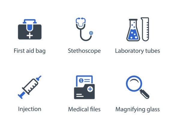 Medical Equipment Icon Set 1 Graphics and Icons