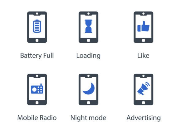 Mobile Function Icon Set 13: Graphics and Icons for Digital Sellers