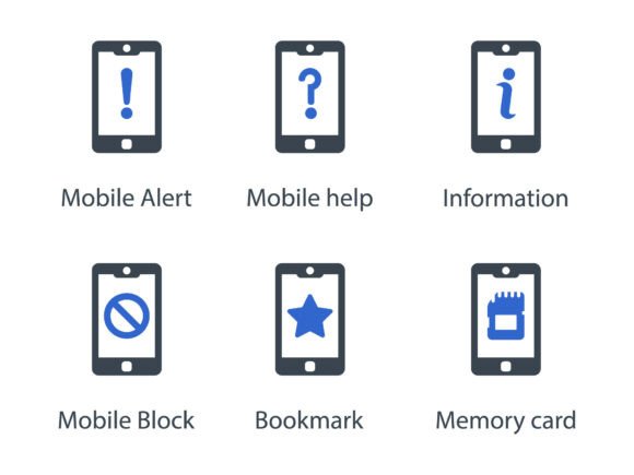 Mobile Function Icon Set 3: Graphics and Icons for Modern Design