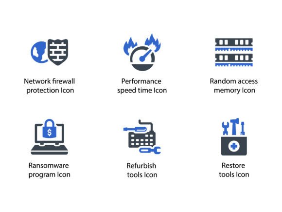 Modern Technologies Icon Set 12