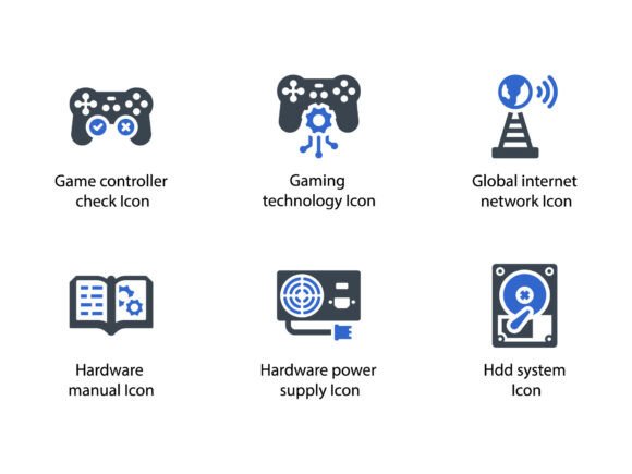 Modern Technologies Icon Set 8