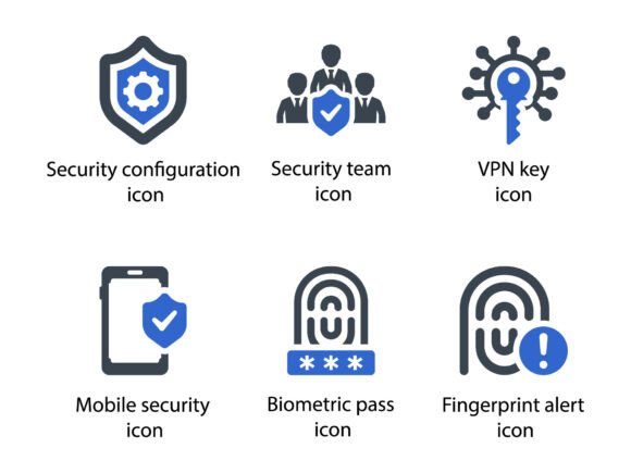 Security Icon Set 7: Graphics and Icons for Modern Design