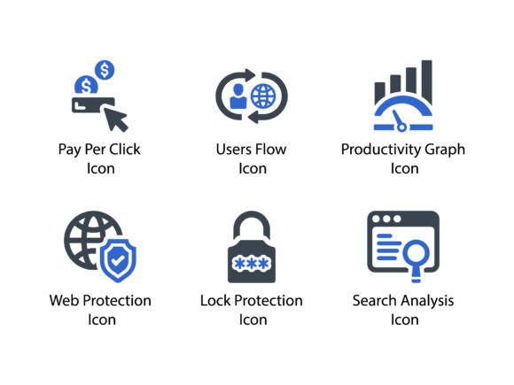 Seo Optimization Icon Set 3: Graphics & Icons for Crafters